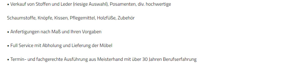 Ledermöbelreparatur für  Otter