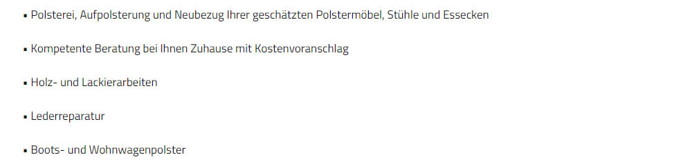 Polstermöbel für  Bienenbüttel - Solchstorf, Steddorf, Varendorf, Bardenhagen, Hohnstorf, Neu Rieste oder Neu Steddorf, Niendorf, Rieste